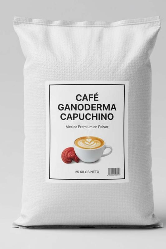 Café Ganoderma Capuchino Premium en Polvo (25 kg)